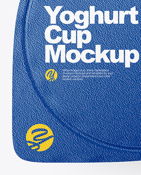 Yoghurt Cup Mockup PSD #1