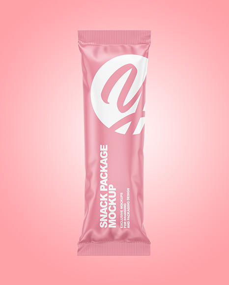 Matte Snack Package Mockup PSD #7