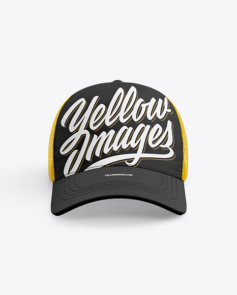 Baseball Cap Mockup   Front View PSD #3