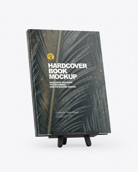 Glossy Book w/ Stand Mockup