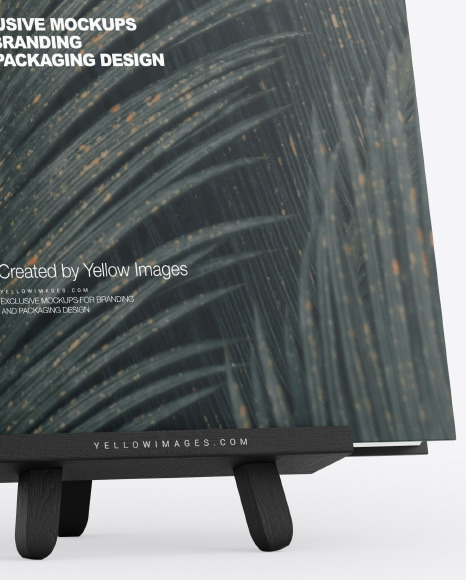 Glossy Book w  Stand Mockup PSD #1