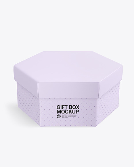 Gift Box Mockup PSD #2