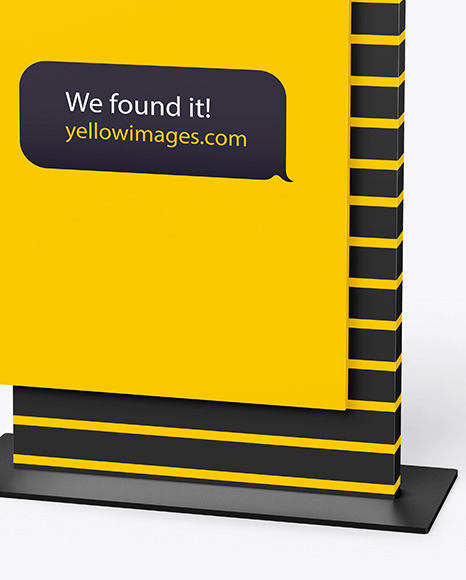 Advertising Stand Mockup PSD #1