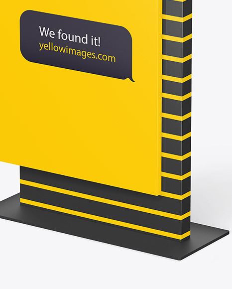 Advertising Stand Mockup PSD #1