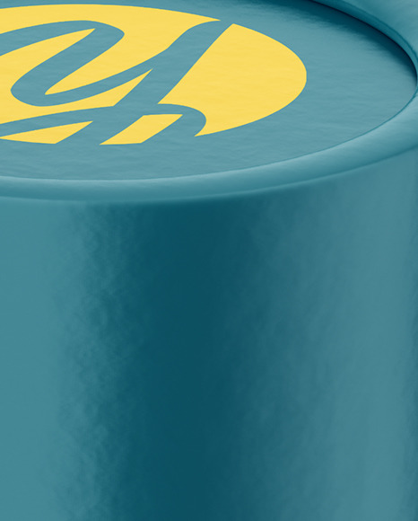 Glossy Paper Tube With Tea Mockup PSD #1