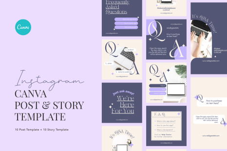 Minimalist Elegant FAQ Canva