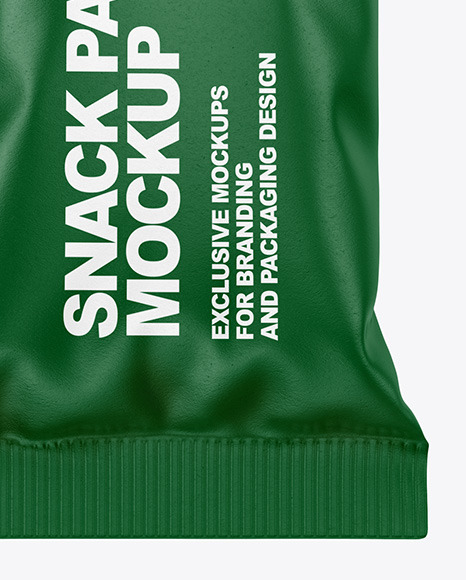 Paper Snack Package Mockup PSD #5