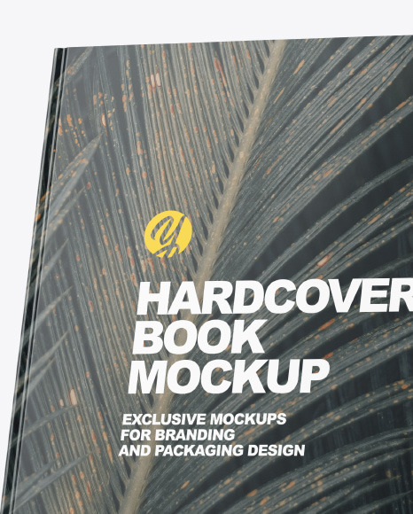 Glossy Book w  Stand Mockup PSD #2