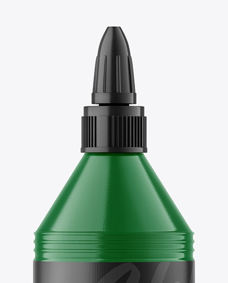 Glossy Glue Bottle Mockup PSD #2