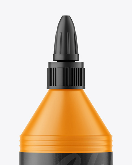 Matte Glue Bottle Mockup PSD #2
