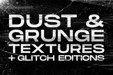 Dust &amp; Grunge Textures and Glitch editions