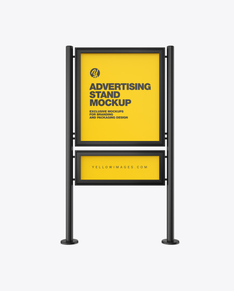 Advertising Board Mockup - Free Download Images High Quality PNG, JPG