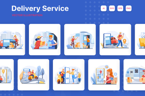M282_ Delivery Service Illustrations