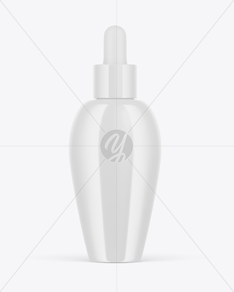 Free Glossy Dropper Bottle Mockup PSD Mockups