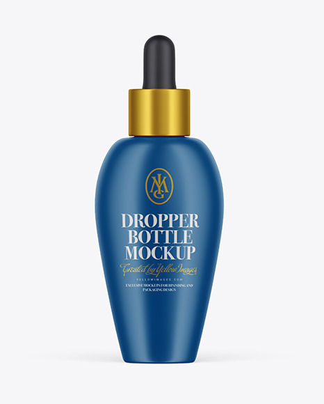 Matte Dropper Bottle Mockup PSD #2