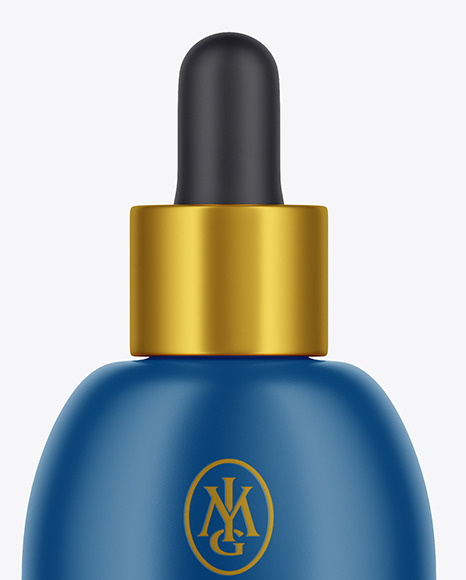 Matte Dropper Bottle Mockup PSD #6