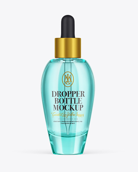 Color Glass Dropper Bottle Mockup Color Glass Dropper Bottle Mockup