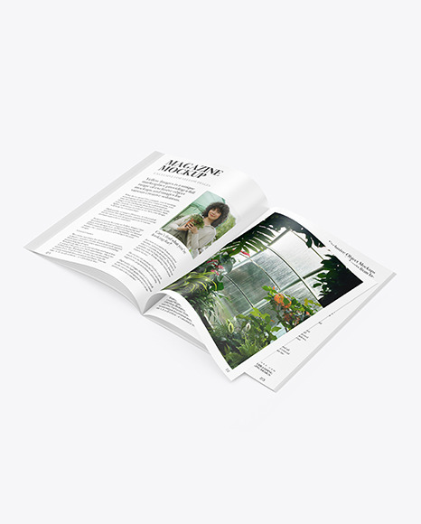 Matte Magazine Mockup