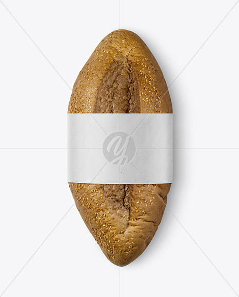 Loaf Of Rye Bread with Label Mockup PSD #3