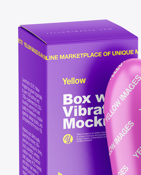 Paper Box w  Vibrator Mockup PSD #2