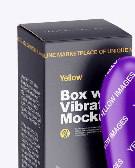 Paper Box w  Vibrator Mockup PSD #7