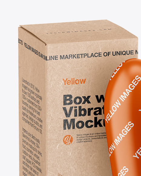 Kraft Box w  Vibrator Mockup PSD #2