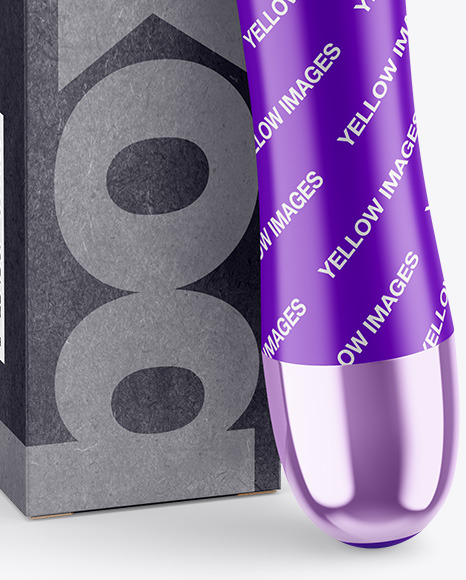 Kraft Box w  Vibrator Mockup PSD #5