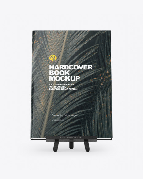 Glossy Book w/ Stand Mockup