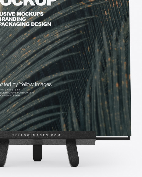 Glossy Book w  Stand Mockup PSD #1