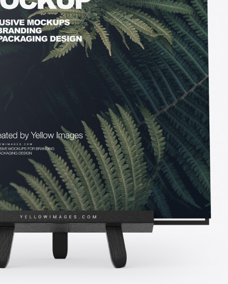 Matte Book w  Stand Mockup PSD #1