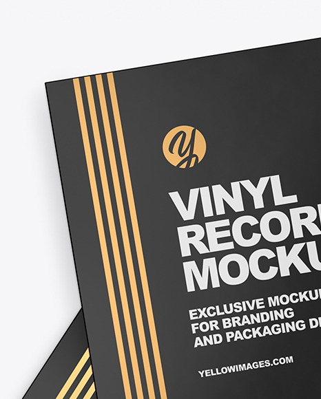 Vinyl Record Sleeves Mockup PSD #7