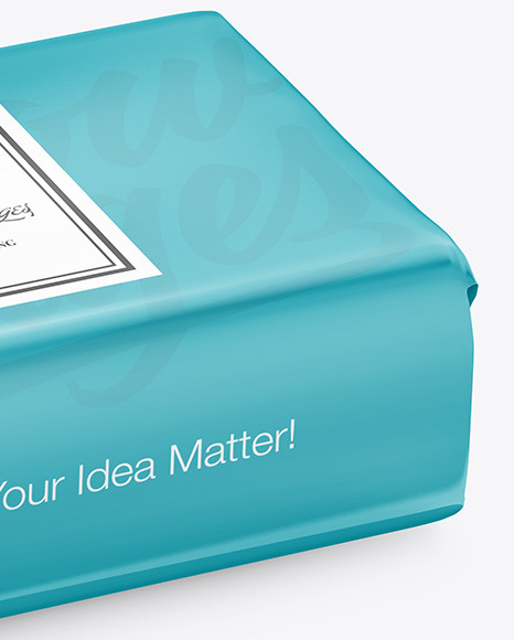 Glossy Soap Bar Package Mockup PSD #1