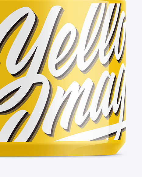 Glossy Cosmetic Jar Mockup PSD #5