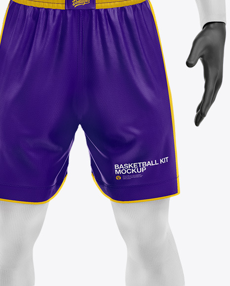 Basketball Kit Mockup   Front View PSD #7