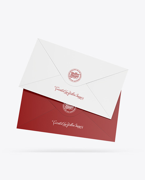 Paper Envelopes Mockup