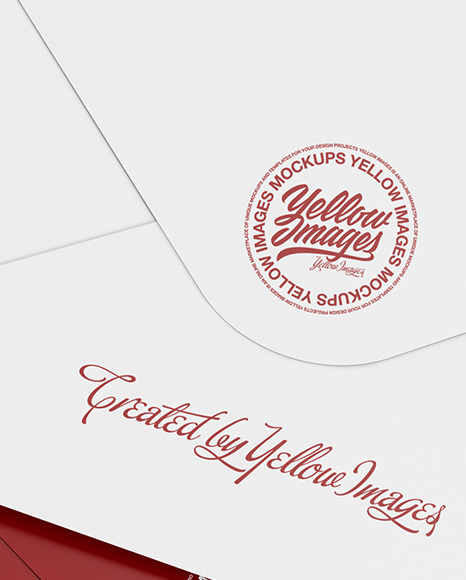 Two Envelopes Mockup PSD #2