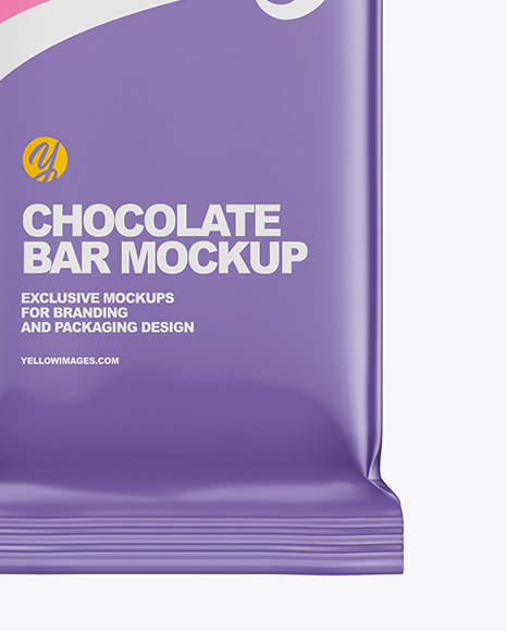 Matte Chocolate Bar Mockup PSD #1