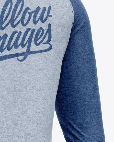 Raglan Long Sleeve T Shirt Mockup PSD #1