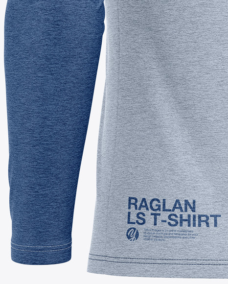 Raglan Long Sleeve T Shirt Mockup PSD #6
