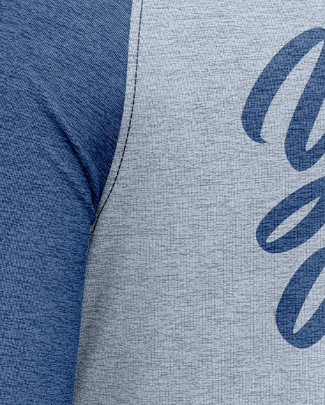 Raglan Long Sleeve T Shirt Mockup PSD #5