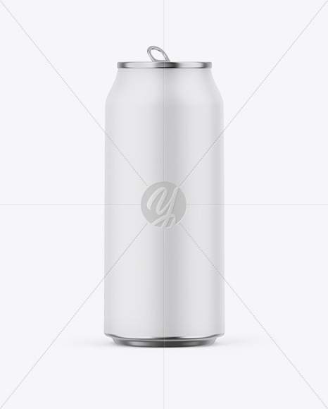 Opened Metallic Can W  Matte Finish Mockup PSD #3
