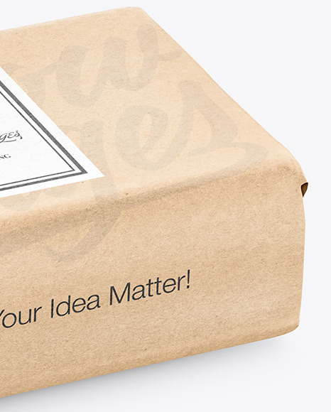 Kraft Paper Soap Bar Package Mockup PSD #1