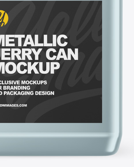 Metallic Jerry Can Mockup PSD #1