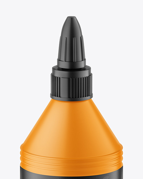 Matte Glue Bottle Mockup PSD #3