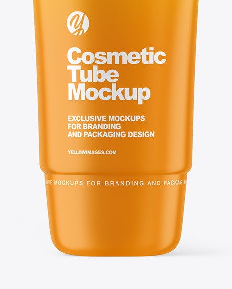 Matte Cosmetic Tube Mockup PSD #4