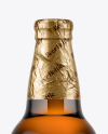 Amber Glass Beer Bottle Mockup
