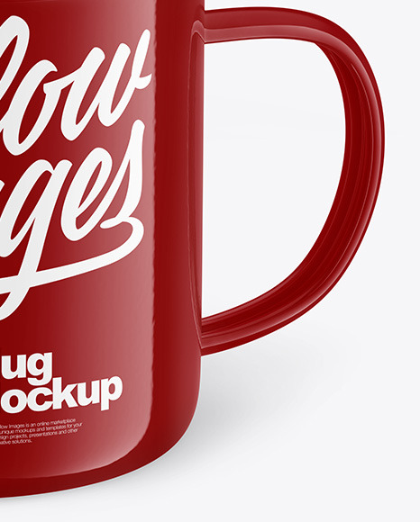 Glossy Mug Mockup PSD #5