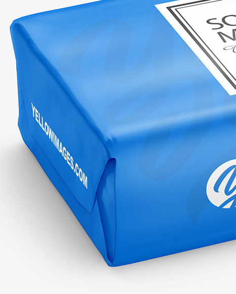 Matte Soap Bar Package Mockup PSD #2