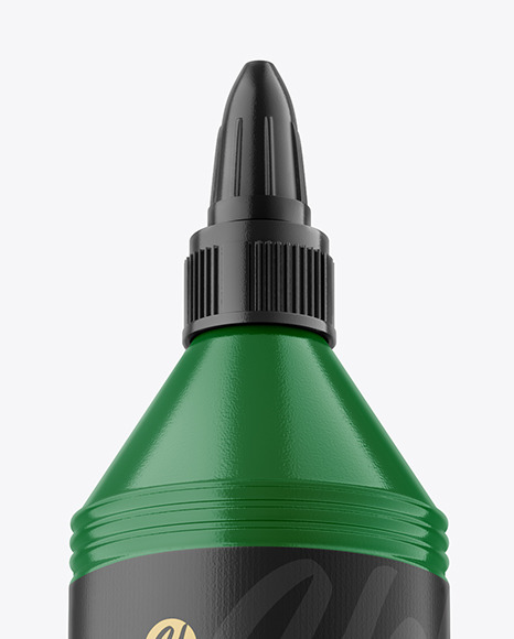 Glossy Glue Bottle Mockup PSD #2