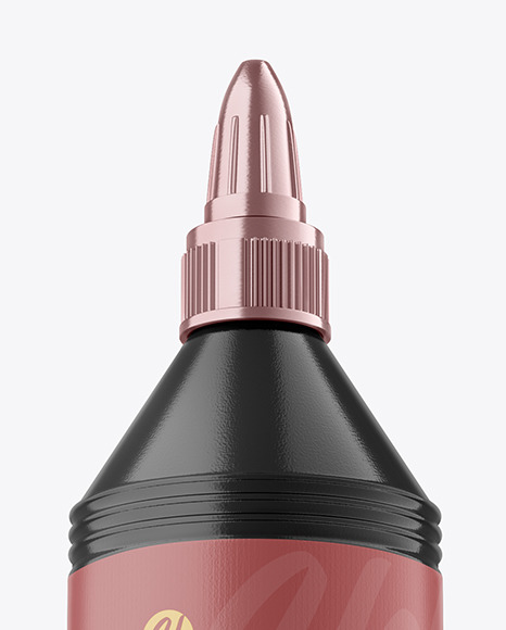 Glossy Glue Bottle Mockup PSD #1